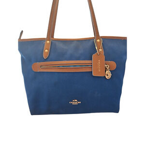 COACH SAWYER TOTE IN POLYESTER TWILL F37237